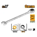 RATCHET SPANNER 8MM INGCO (HCSPAR081)