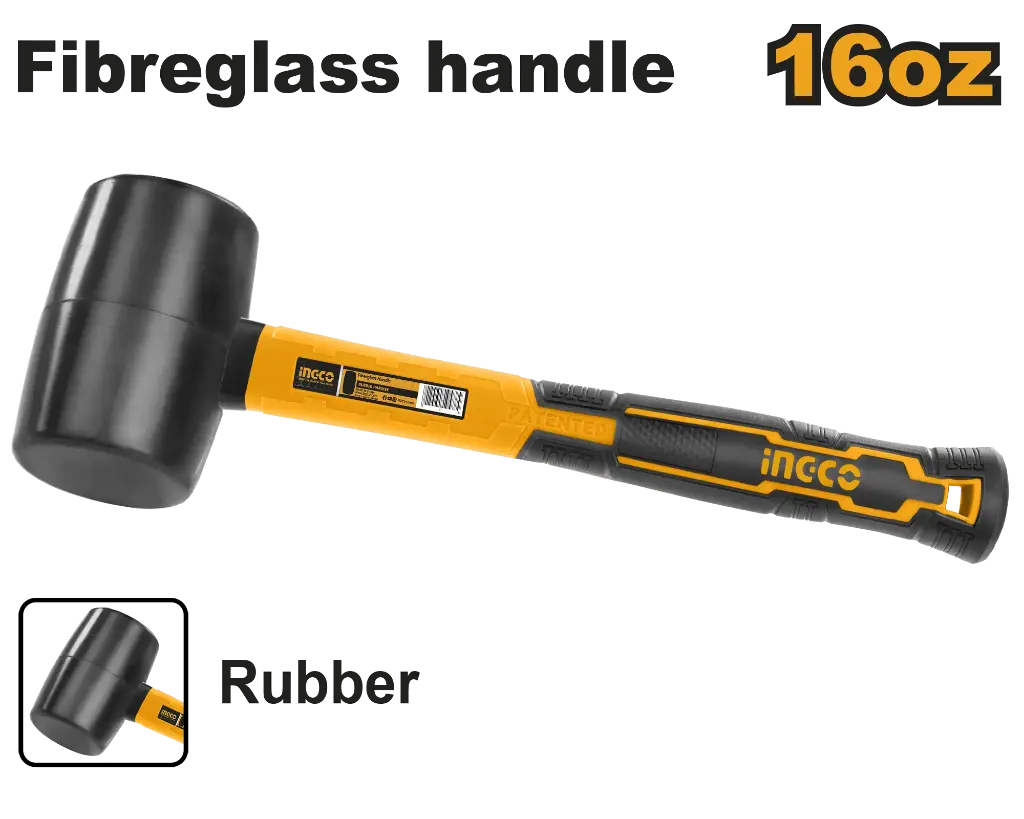 RUBBER HAMMER INGCO (HRUH8216)