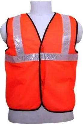 SAFETY JACKET RED 5%