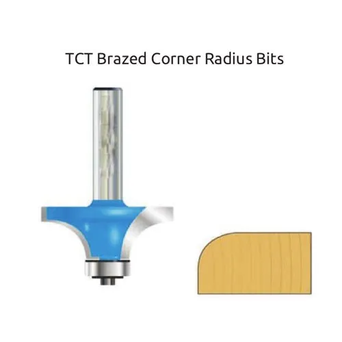 T.C.T BRAZED CORNER RADIUS BITS CR2.008