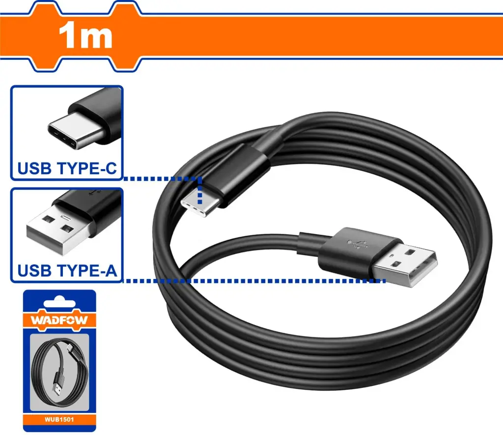 USB TYPE-C CABLE WADFOW (WUB1501)
