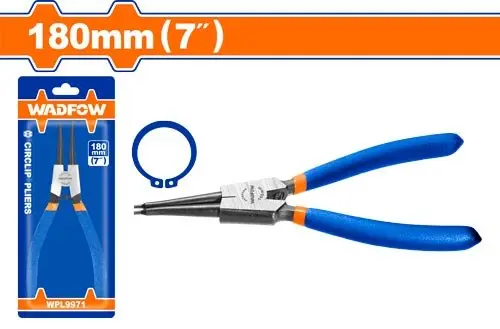 WADFOW CIRCLIP PLIERS STRAIGHT HEAD (WPL9973)