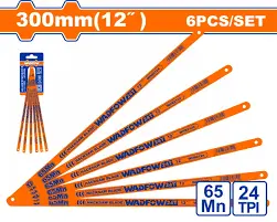WADFOW HACKSAW BLADE SET 6PCS 12" (WHB2124)