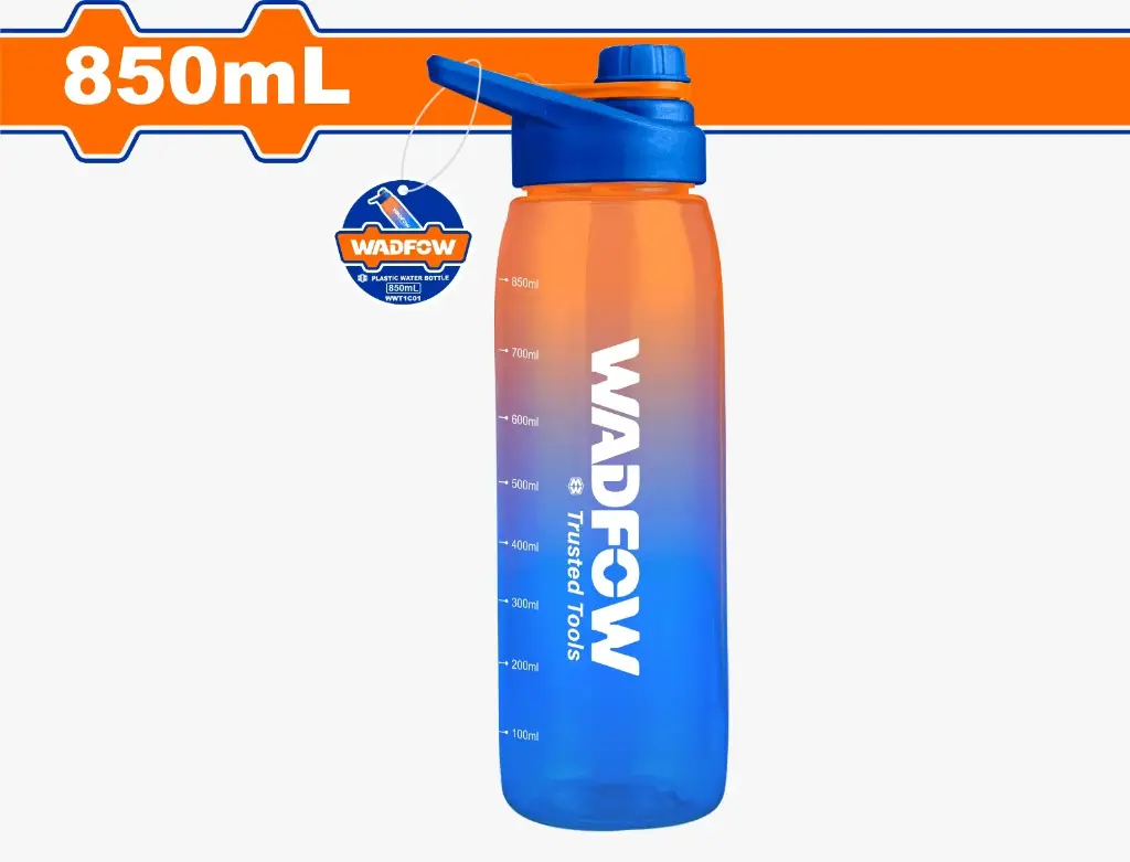WADFOW PLASTIC WATR BOTTLE 850ML (WWT1C01) 