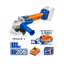 CORDLESS ANGLE GRINDER 4" 20V WADFOW (WLAPM11)