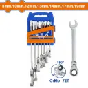 7 PCS FLEXIBLE RATCHET SPANNER SET WADFOW (WSP5207)