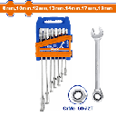 7 PCS RATCHET SPANNER SET WADFOW (WSP4207)