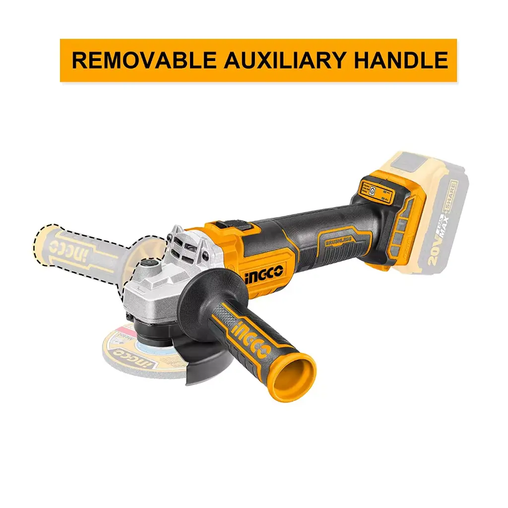 CORDLESS ANGLE GRINDER 4" 4AH INGCO (CAGLI2210031)