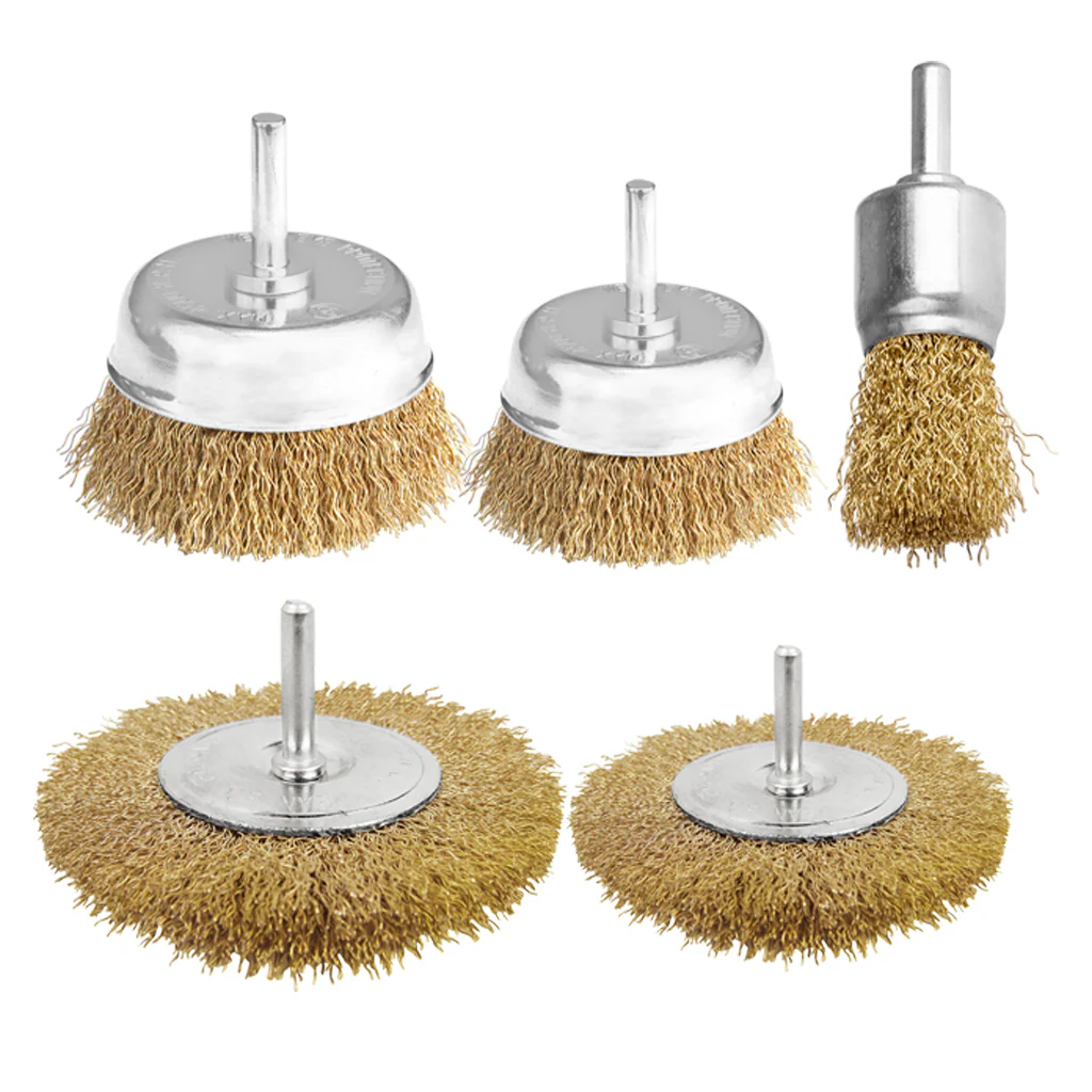 5 PCS WIRE CUP BRUSH SET WADFOW (WCE6401)