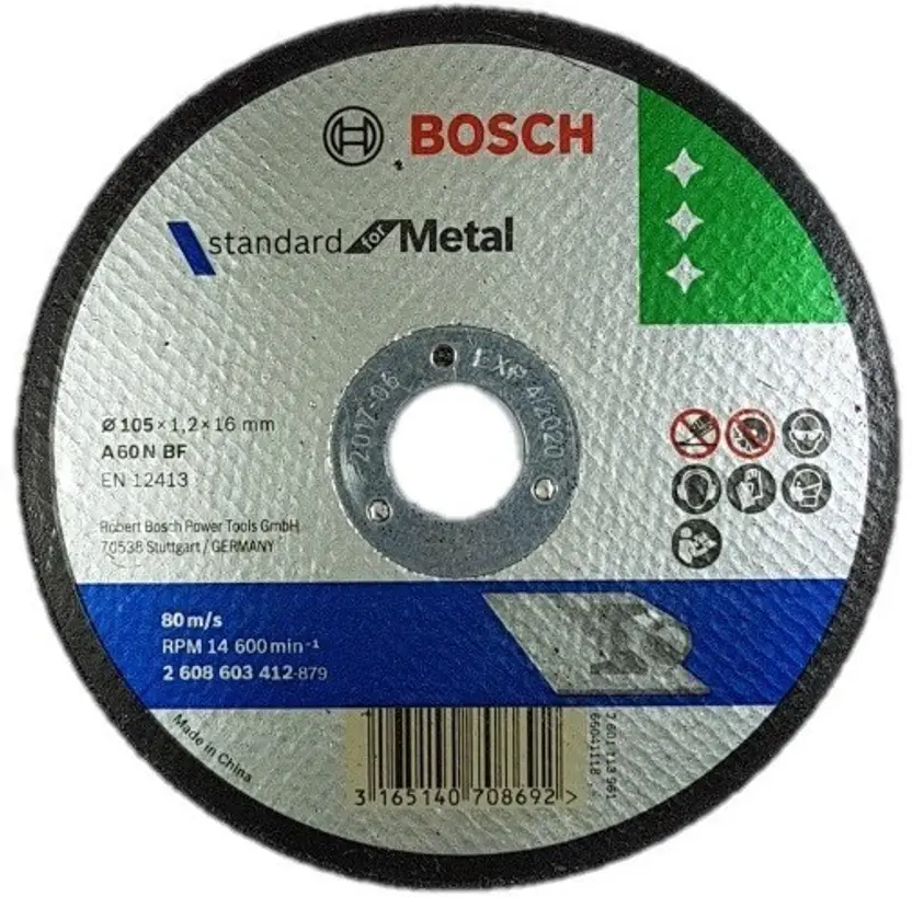 METAL CUTTING WHEEL 4" METAL BOSCH