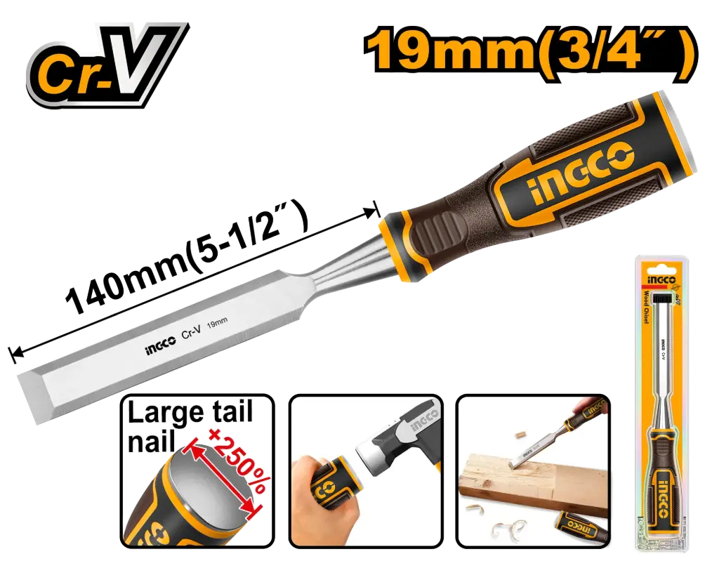 WOOD CHISEL 19MM INGCO (HWC0819)