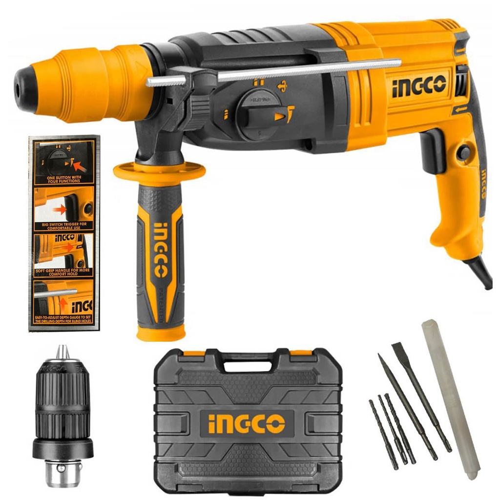 ROTARY HAMMER 950W 28MM INGCO (RGH9528-2)