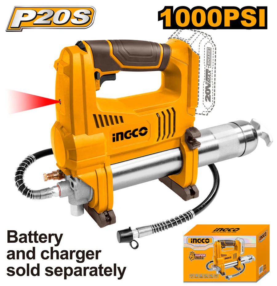 CORDLESS GREASE GUN INGCO (GGLI2010)