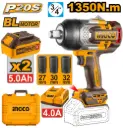 CORDLESS IMPACT WRENCH 1350NM INGCO (CIWLI20135)