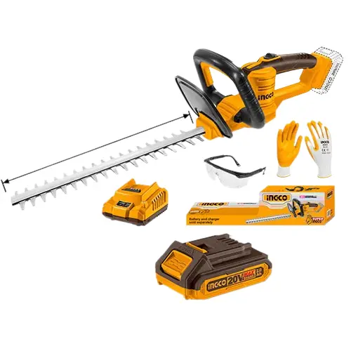 CORDLESS HEDGE TRIMMER 20V INGCO (CHTLI20461)-12%
