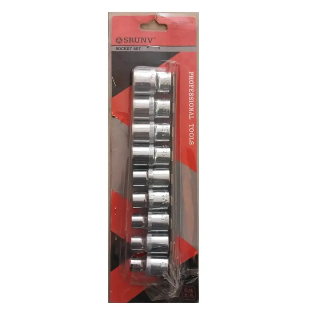 9PCS E-SOCKET SET SRUNV (A4-D00901)