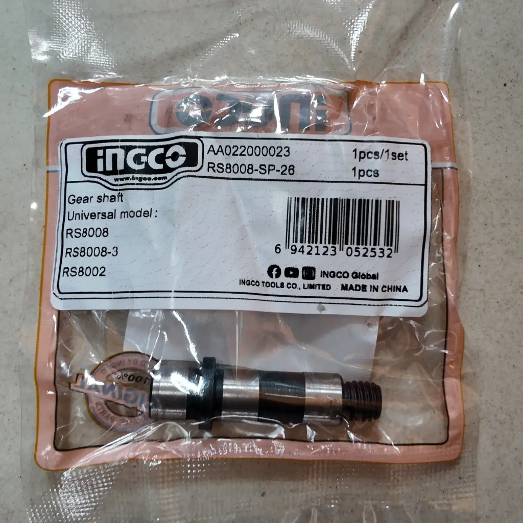 SP-26 GEAR SHAFT INGCO (RS8008)-J-90