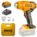 CORDLESS HEAT GUN 20V INGCO (CHGLI20025)