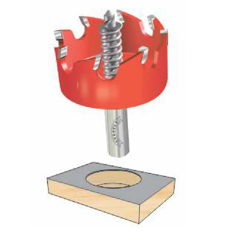 T.C.T HOLE BORING BIT (CODE NO-931)