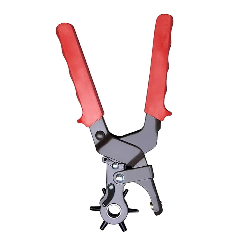 LEATHER HOLE PUNCH RED