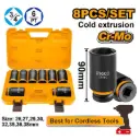 8PCS 3/4 DEEP IMPACT SOCKET SET INGCO (HKISSD34082L)