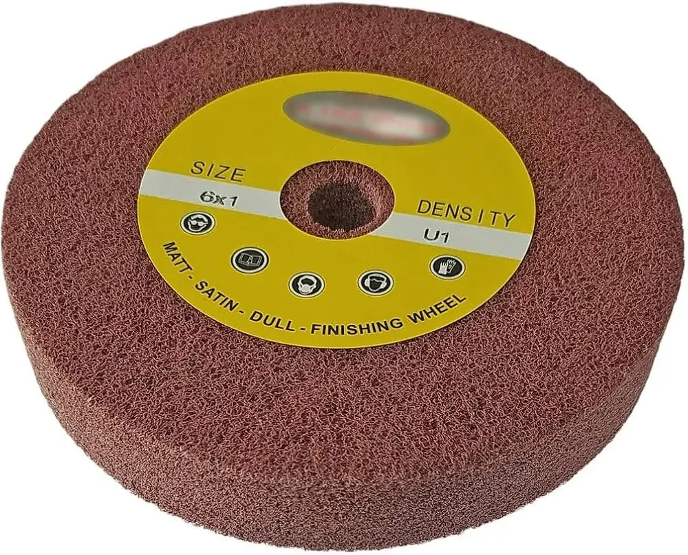 NON WOVEN WHEEL 4" CAMRON GOLD 320 #