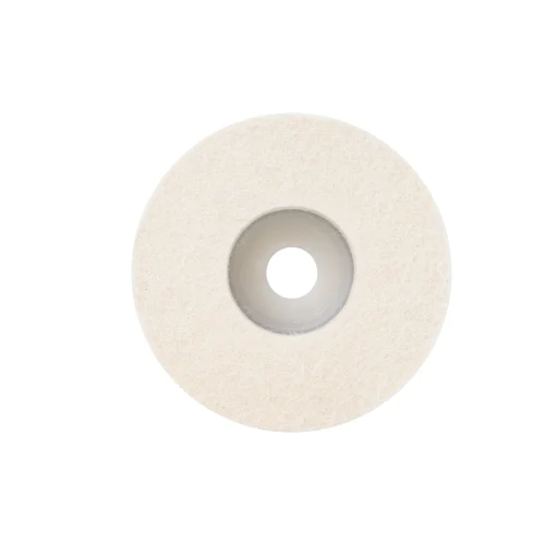 FELT WHEEL 4" WHITE DHURANDAR