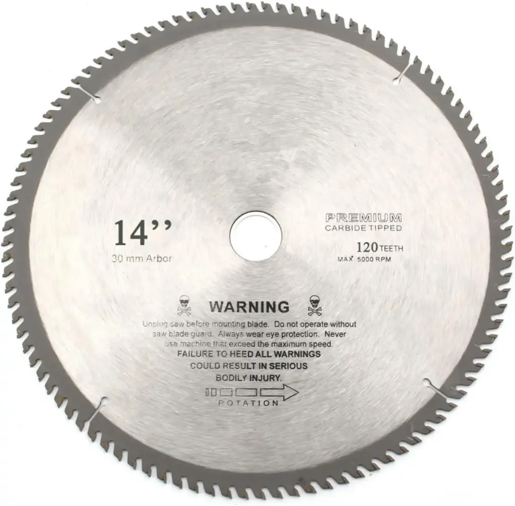 ALUMINIUM SAW BLADE 14" 120T HANUMETO