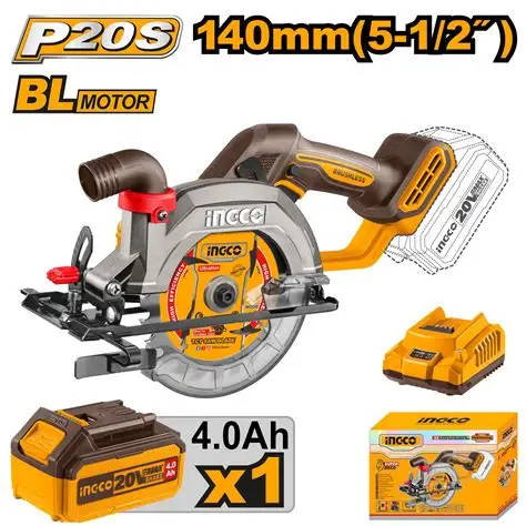 CORDLESS CIRCULAR SAW 20V INGCO (CSLI14021)