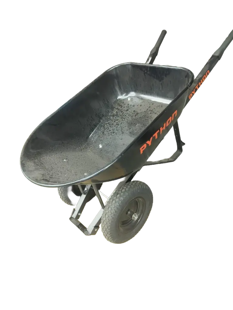 PYTHON WHEEL BARROW DOUBLE WHEEL BLACK (60611141)