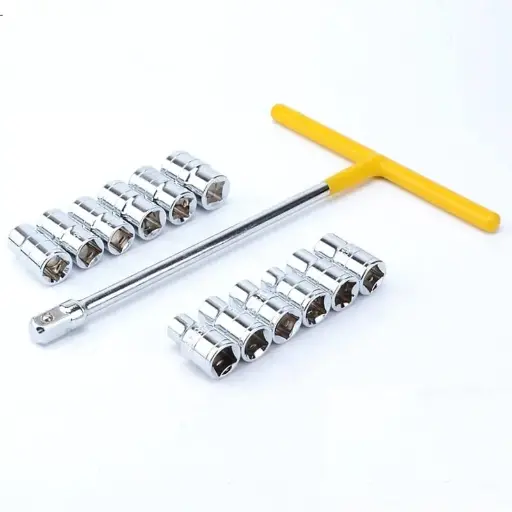 [ToolsMart1665] 13PCS T-SOCKET WRENCH PROFESSIONAL (ART-27207)