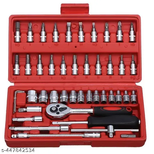 [ToolsMart4581] 46 PCS 1/4 SOCKET SET SRUNV
