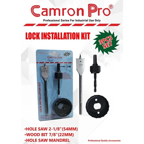 [TMI132] 3 PC HOLESAW SET CAMRON PRO