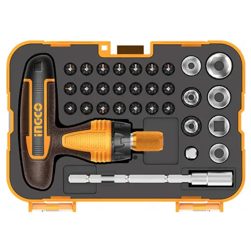 [toolsmart1566] 31 PCS SCREWDRIVER SET INGCO (HKSDB0318)