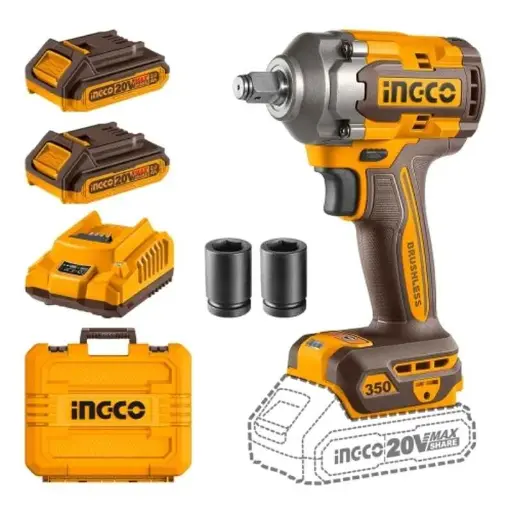 [TMI340] CORDLESS IMPACT WRENCH 350NM INGCO (CIWLI2035)