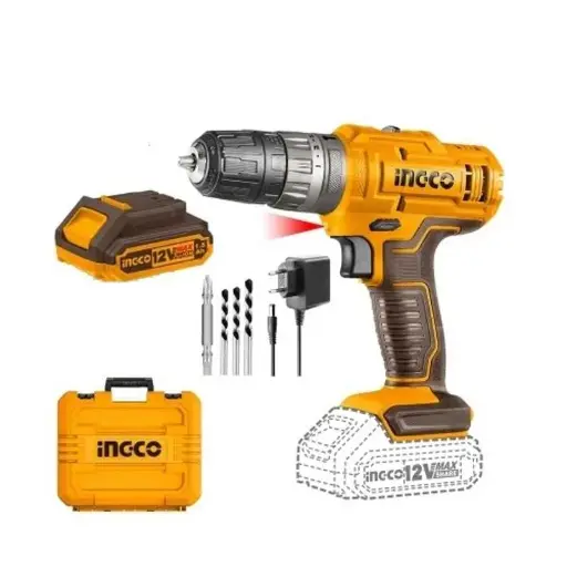 CORDLESS IMPACT DRILL 12V INGCO (CIDLI1228)