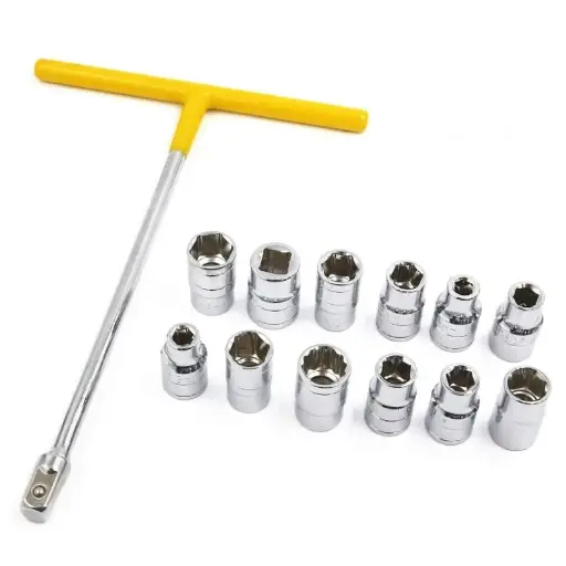 [ToolsMart4843] 13PCS T-SOCKT WRENCH PROFESSIONAL (ART-27207)