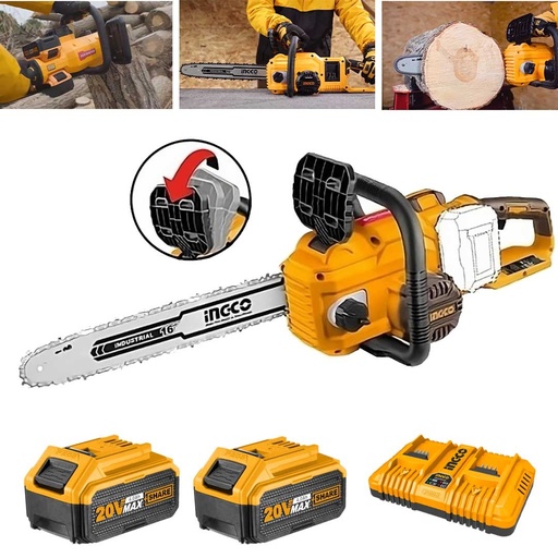 [ToolsMart4871] CORDLESS CHAINSAW 16" INGCO (CGSLI401682)