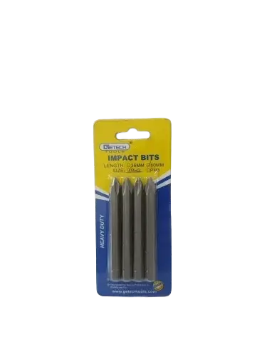 [TMI-6420] IMPACT SCREWDRIVER BIT PH2 GETECH-1PC