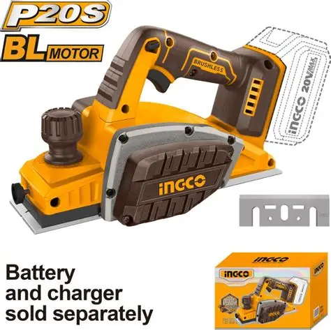 [ToolsMart5042] CORDLESS HAND PLANER 20V INGCO (CRLI20401)