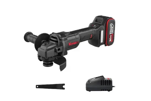 [ToolsMart5088] CORDLESS ANGLE GRINDER 18V 100MM KRESS (KU803.91)