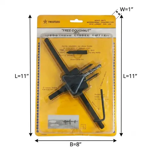[ToolsMart5053] ADJUSTABLE CIRCLE HOLE CUTTER 200MM LASERLINE