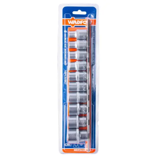 [TMI6067] 10 PCS 1/2" SOCKET SET WADFOW (WST2410)