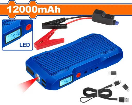 [ToolsMart6089] CORDLESS JUMP STARTER WADFOW (WLY1512)