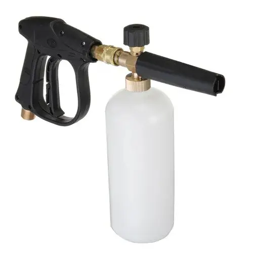 [ToolsMart6146] FOAM BOTTLE CAZAR BLACK WITH GUN