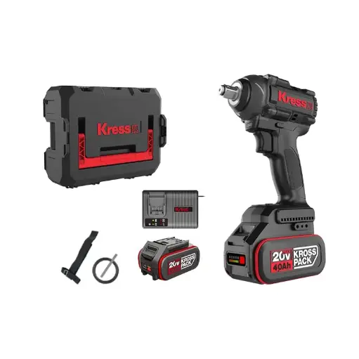 [ToolsMart6231] CORDLESS IMPACT WRENCH 650NM KRESS (KU275.91)