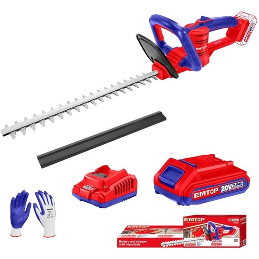 [ToolsMart6270] CORDLESS HEDGE TRIMMER 20V EMTOP (ELHT204611)