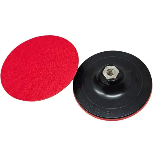 [ToolsMart6376] PLASTIC PAD VELCRO 4" HIT