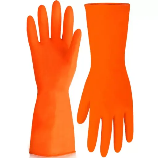 [ToolsMart6370] RUBBER HAND GLOVES 16" LAXMI