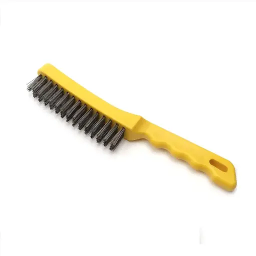 [ToolsMart6345] STEEL BRUSH YELLOW